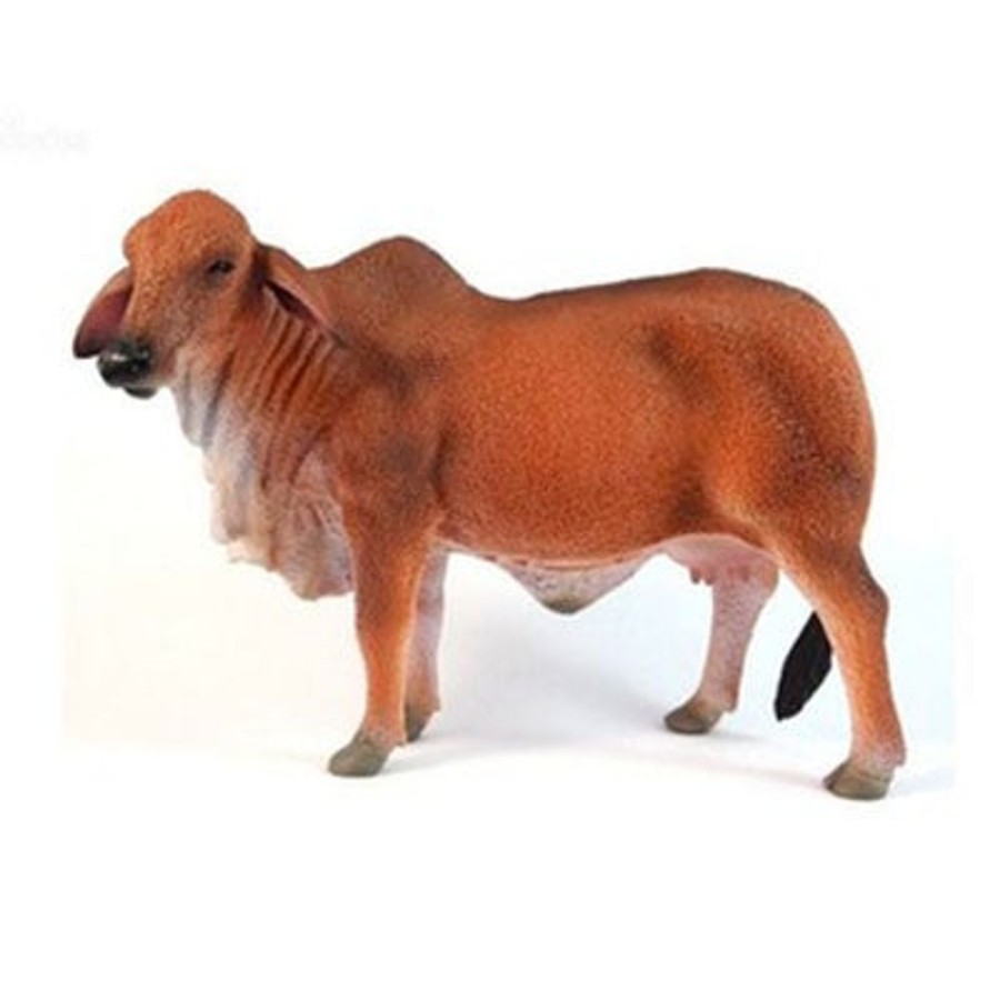 Animal Figurines Country Toys Australia | Cattle - Red Brahman Cow - Collecta