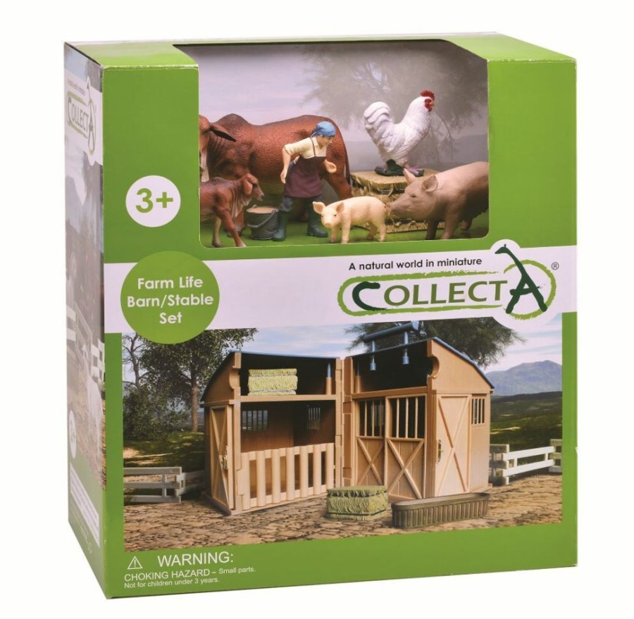 Animal Figurines Country Toys Australia | Collecta Barn Set - No 2