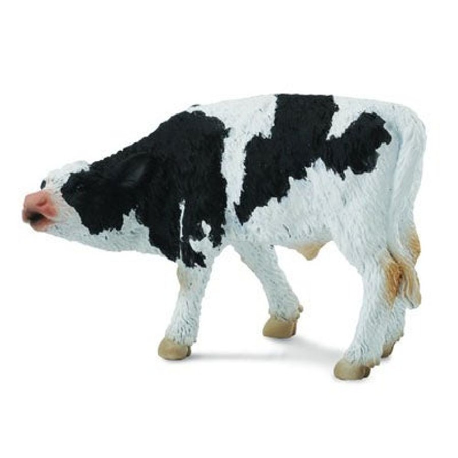 Animal Figurines Country Toys Australia | Cattle - Friesian Calf Suckling - Collecta