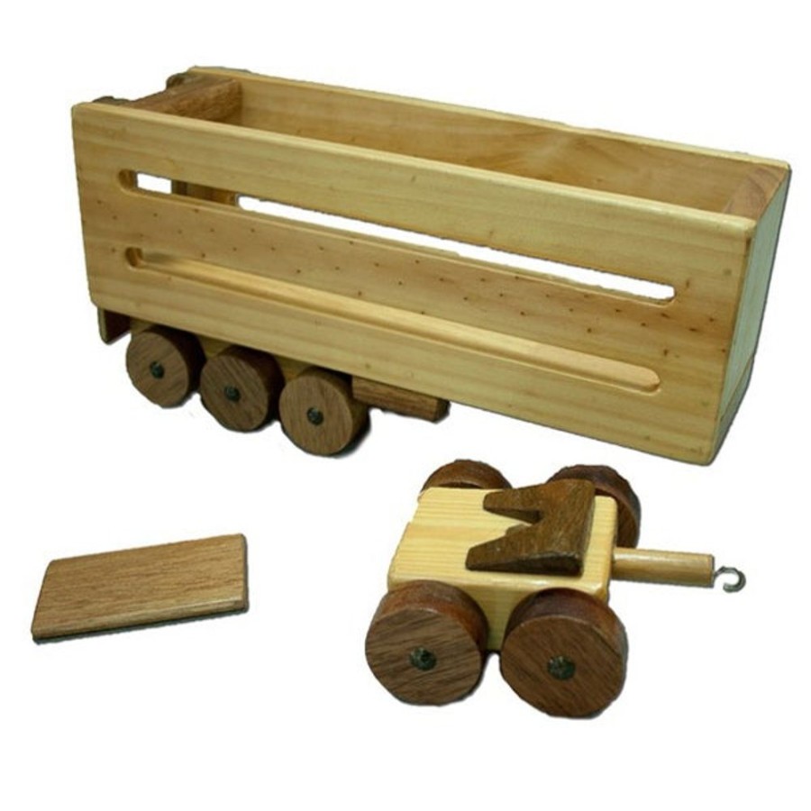 Wooden Trucks Country Toys Australia | Ct2 - Additional Cattle Trailer - Handmade Wooden Truck Trailer