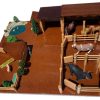 Wooden Stables Country Toys Australia | Fy2 - Farmyard With Pig Pen, Stable And Yards, Duck Pond, Dog Kennel, Tractor Shed & Chicken Coup