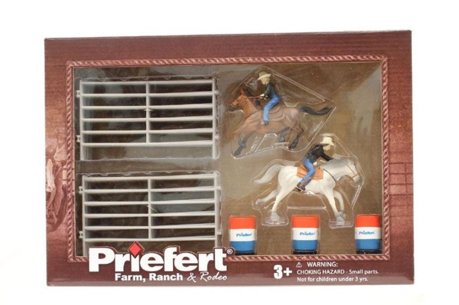 Wooden Farm Yards Country Toys Australia | Rg1 - Rodeo Grounds & Barrel Racing Set Combo Deal