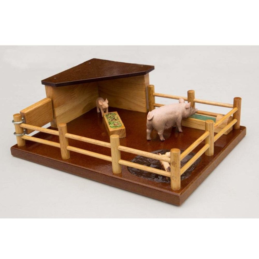 Wooden Farm Yards Country Toys Australia | Pp1 - Pig Pen - Handmade Wooden Toy