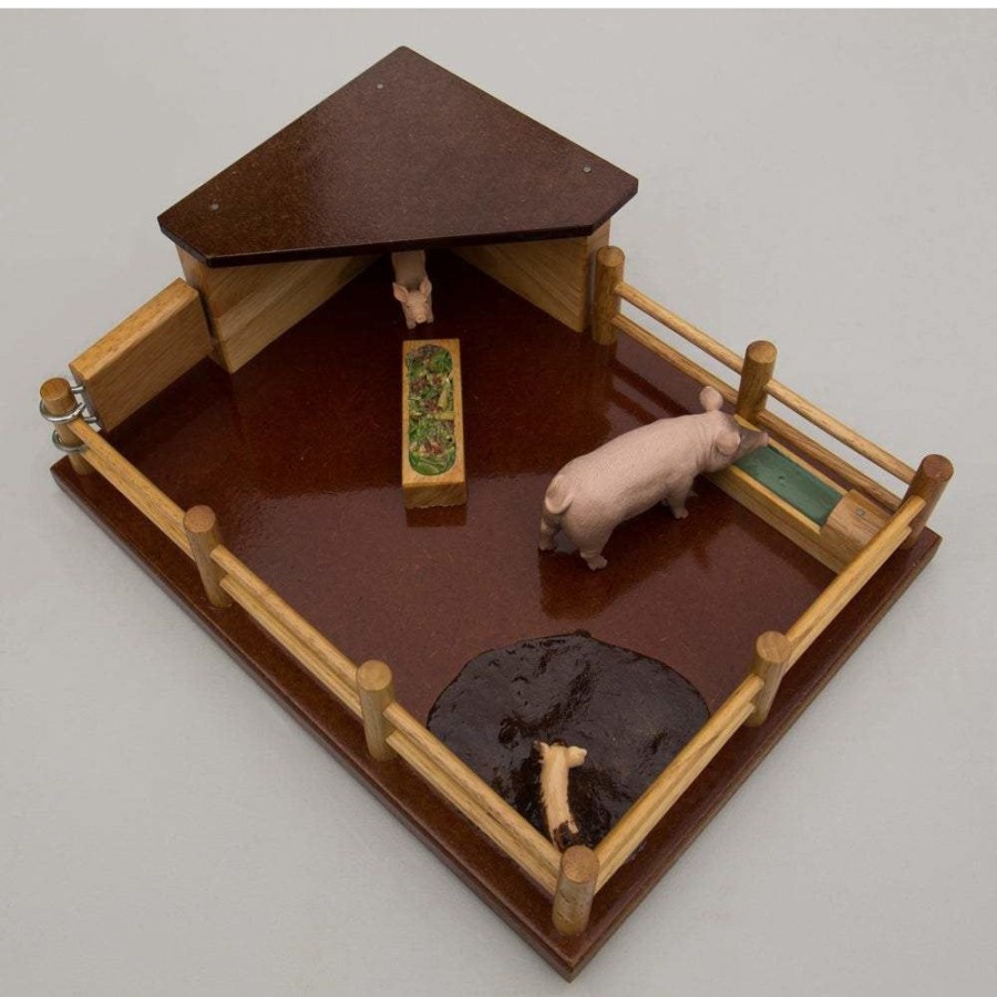 Wooden Farm Yards Country Toys Australia | Pp1 - Pig Pen - Handmade Wooden Toy