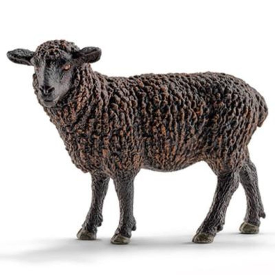 Animal Figurines Country Toys Australia | Sheep - Black Merino Ewe - Country Toys