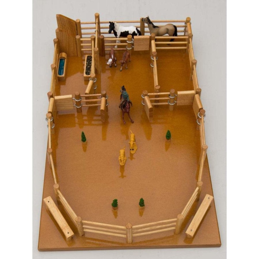 Wooden Farm Yards Country Toys Australia | Cy9 - Campdraft Yard - Handmade Wooden Toy