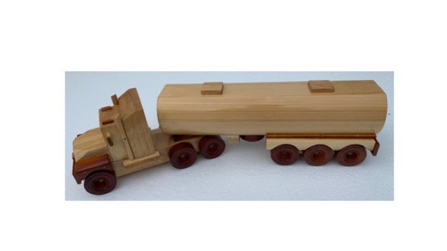 Wooden Trucks Country Toys Australia | Tt1 Tanker Truck - Comes With One Trailer