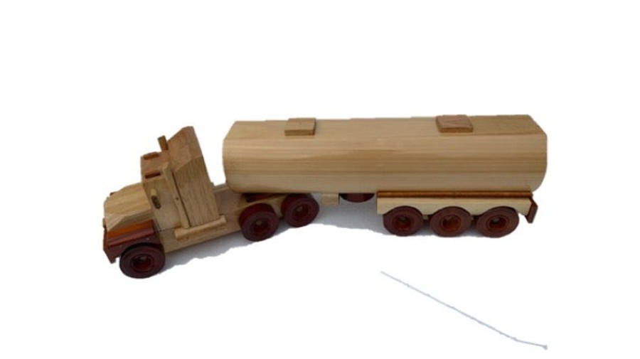 Wooden Trucks Country Toys Australia | Tt1 Tanker Truck - Comes With One Trailer