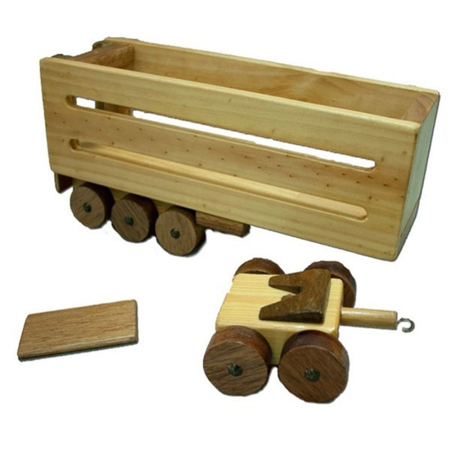 Wooden Trailers Country Toys Australia | Ct2 - Additional Cattle Trailer - Handmade Wooden Truck Trailer