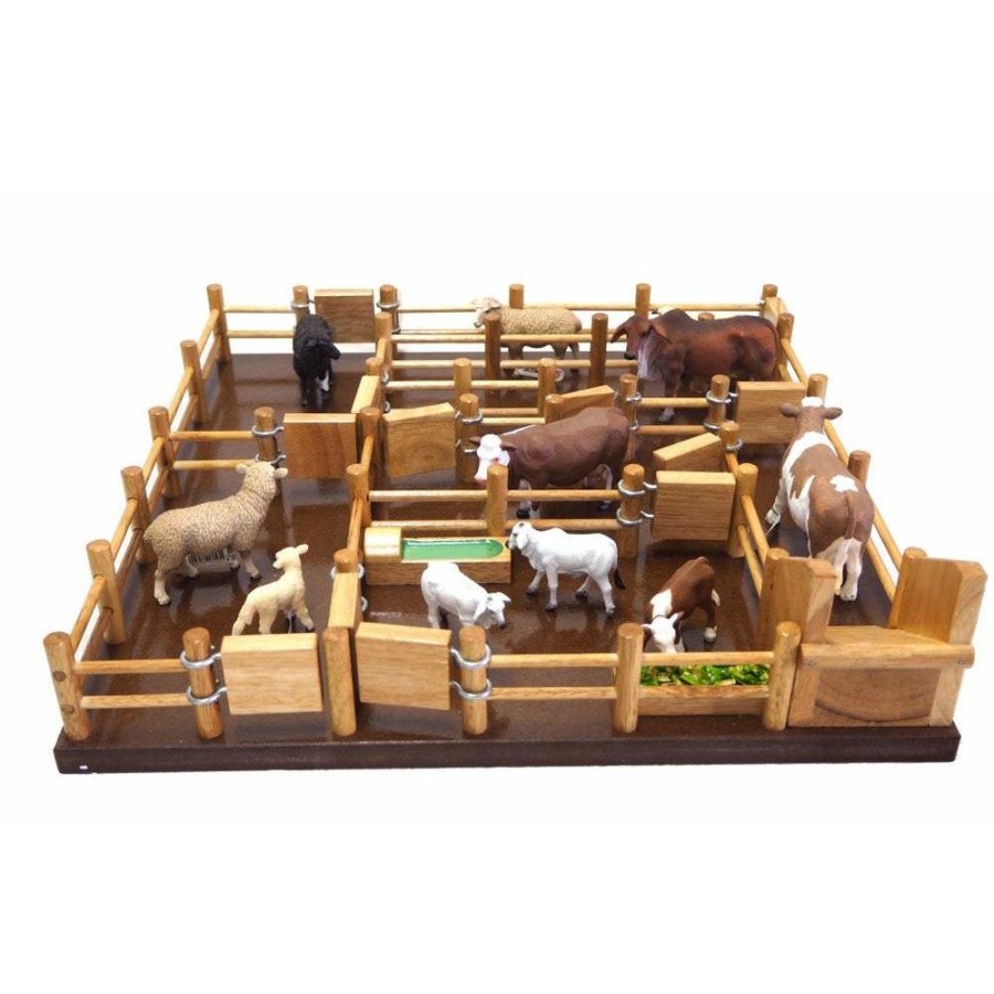 Wooden Farm Yards Country Toys Australia | Sy1 - Sheepyard - Hand Made Timber Toy