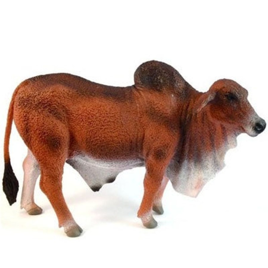 Animal Figurines Country Toys Australia | Cattle - Red Brahman Bull - Collecta