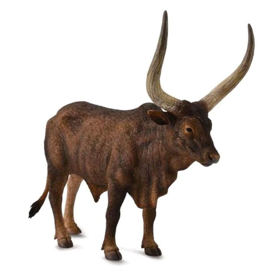 Animal Figurines Country Toys Australia | Cattle - Ankole-Watusi Bull