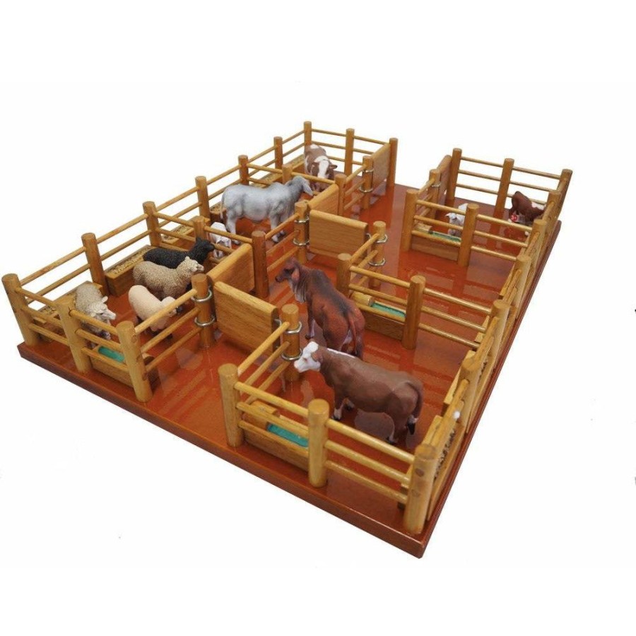 Wooden Farm Yards Country Toys Australia | Cy7 - Feedlot - Handmade Wooden Toy