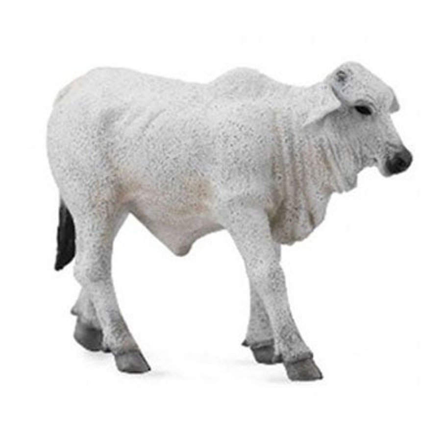 Animal Figurines Country Toys Australia | Cattle - Grey Brahman Calf - Collecta