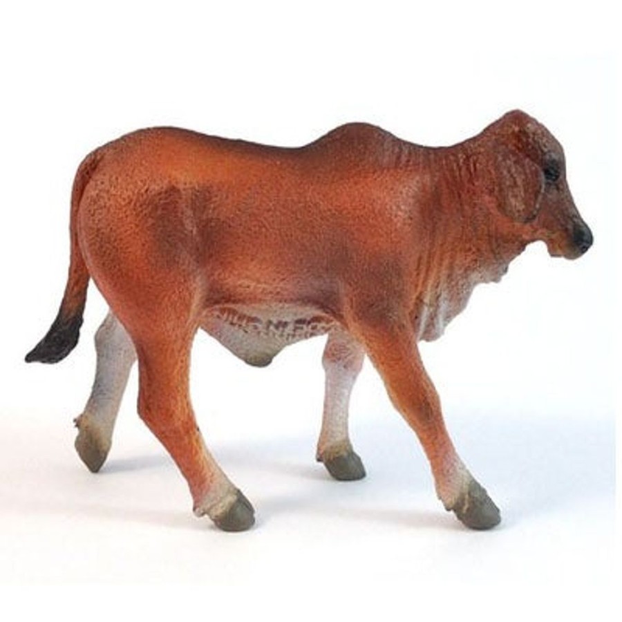 Animal Figurines Country Toys Australia | Cattle - Red Brahman Calf - Collecta