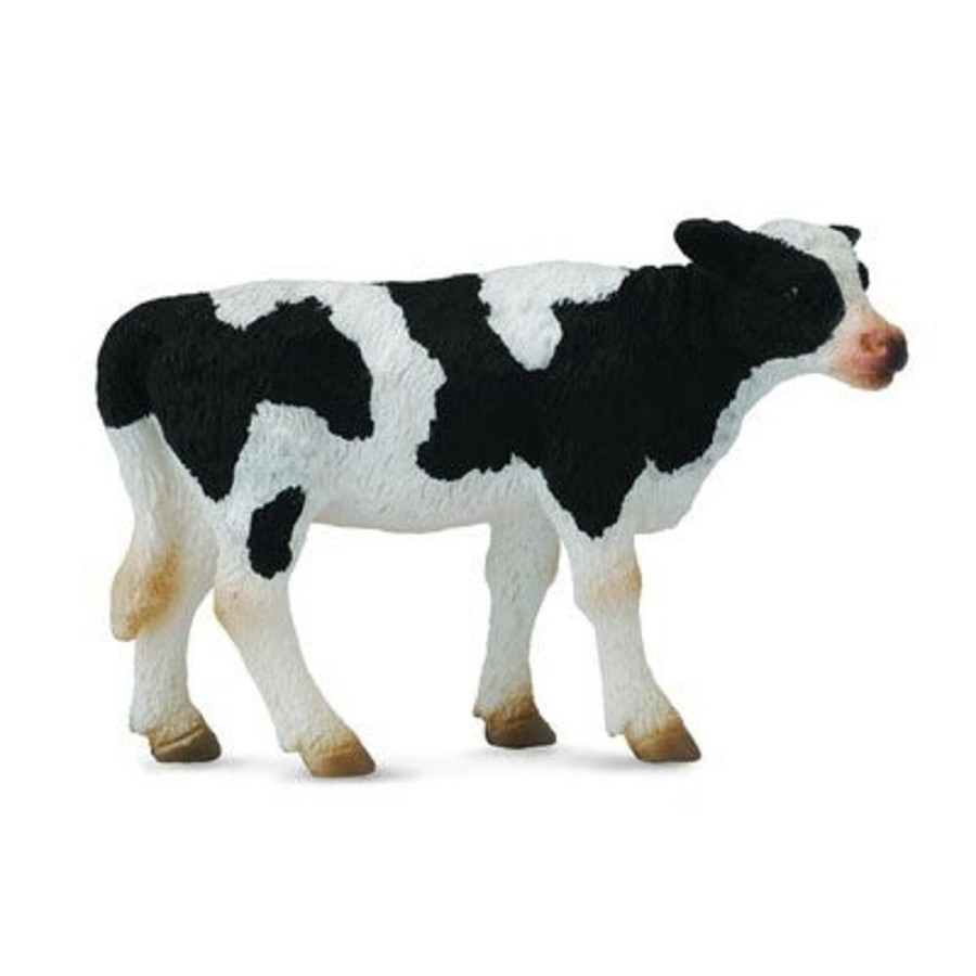 Animal Figurines Country Toys Australia | Cattle - Friesian Calf Standing - Collecta