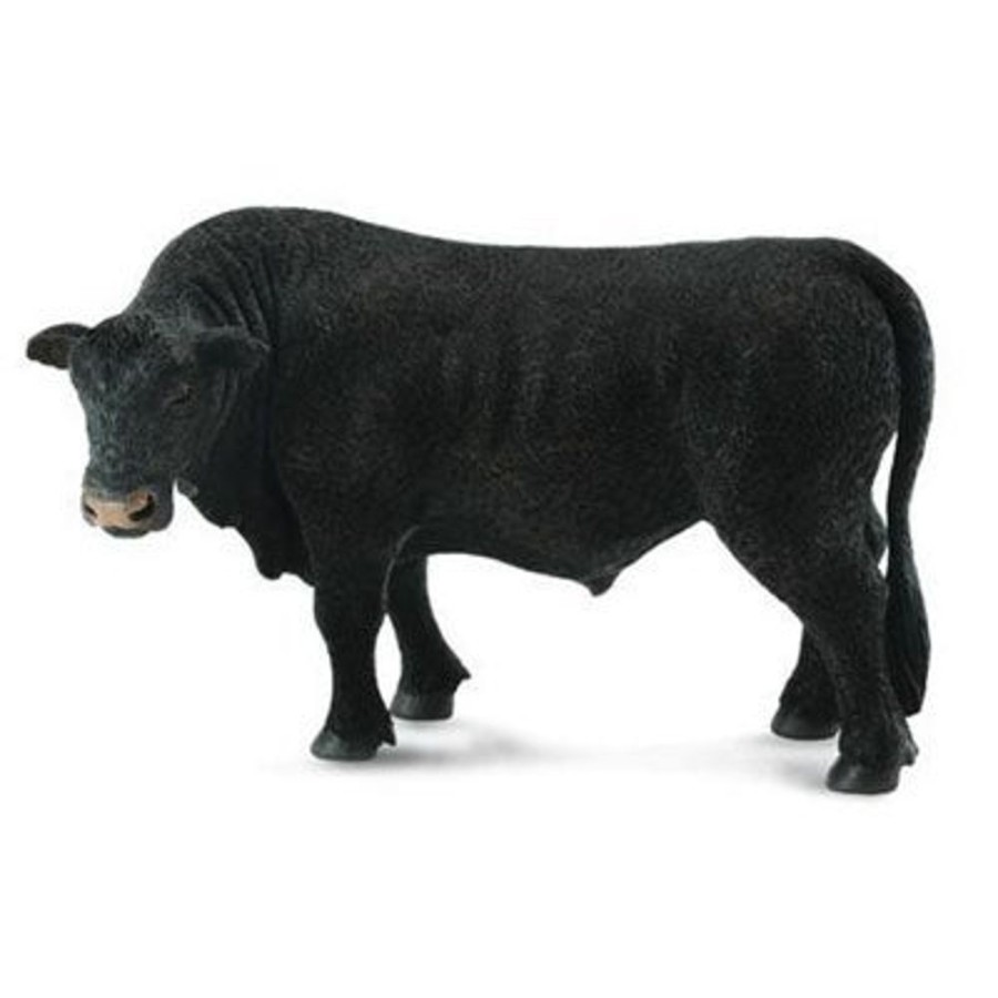 Animal Figurines Country Toys Australia | Cattle - Black Angus Bull - Collecta