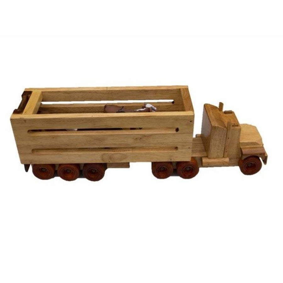 Wooden Trailers Country Toys Australia | Combo Deal - Truckers Road Train Super Deal - No 1 - Free Shipping