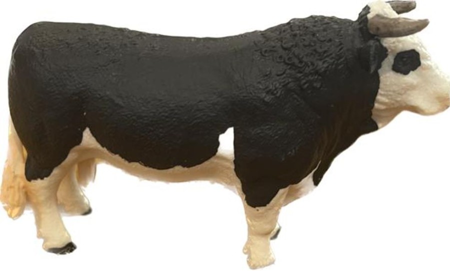 Animal Figurines Country Toys Australia | Cattle - Black Baldy Bull - Country Toys